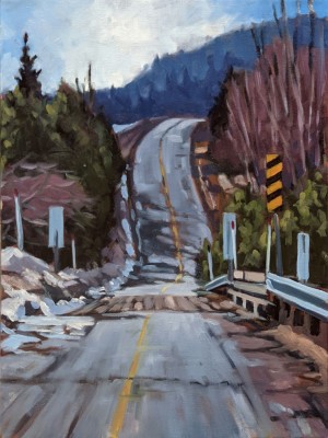 Goose Bay Lane, <span class='en'>oil on canvas,</span> <span class='fr'>huile sur toile,</span> 16<span class='en'>in</span><span class='fr'>po</span> x 12<span class='en'>in</span><span class='fr'>po</span> (<span class='en'>AVAILABLE</span><span class='fr'>DISPONIBLE</span>)