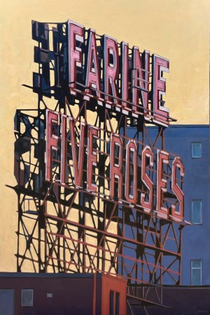 F5R, <span class='en'>oil on canvas,</span> <span class='fr'>huile sur toile,</span> 48<span class='en'>in</span><span class='fr'>po</span> x 32<span class='en'>in</span><span class='fr'>po</span> (<span class='en'>AVAILABLE</span><span class='fr'>DISPONIBLE</span>)